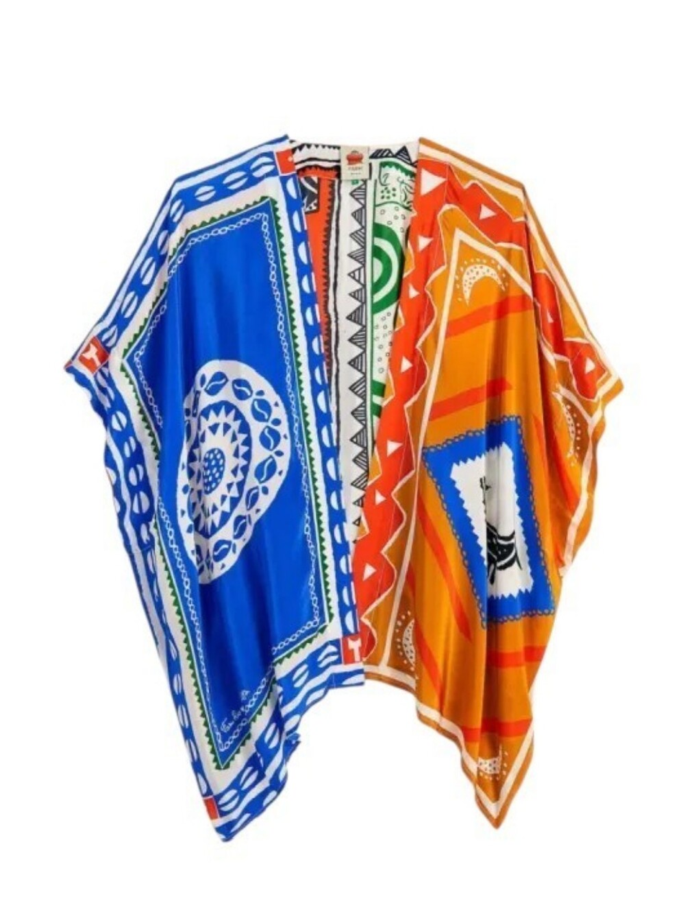 Farm Rio Off-White Pitta Colors Kimono